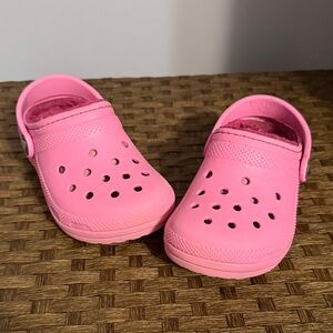 Toddler CROCS with fleece